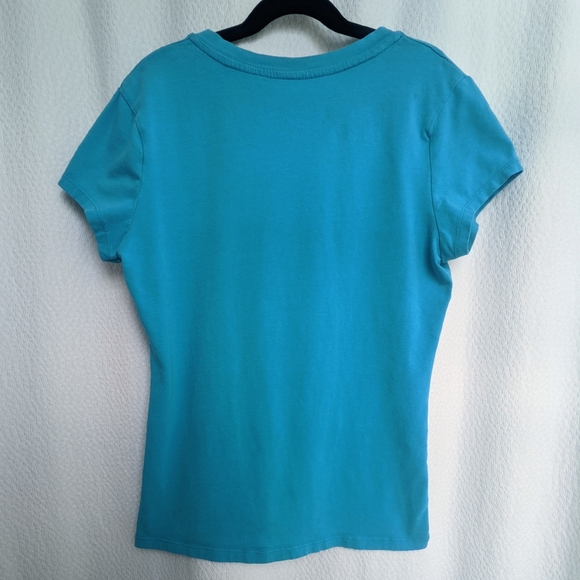 💥3/$15!! Monique | Super Soft Tee in Aqua | Medium - Picture 2 of 4